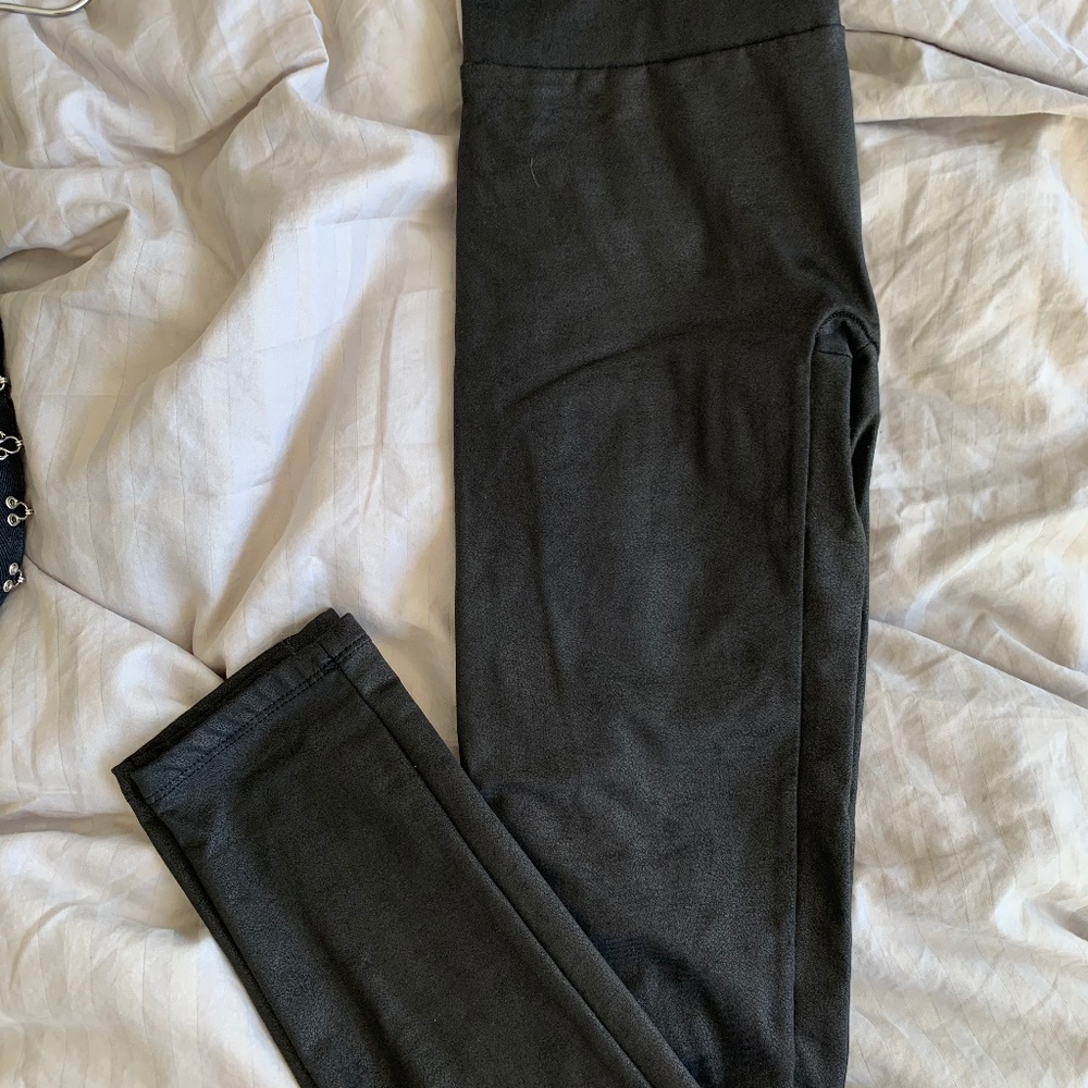 Leather Effect Total Comfort Thermal Leggings